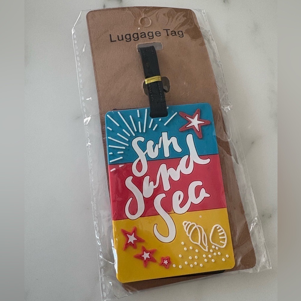 Brand new Luggage Tag "Sun Sand Sea"